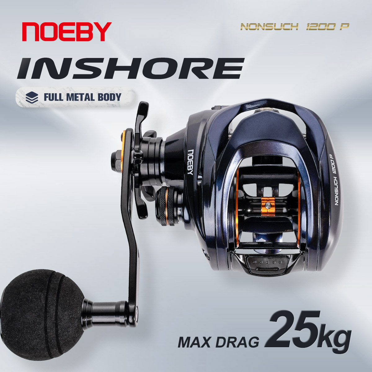 Surf Reel - Noeby Inshore Baitcasting Angelrolle 25 kg