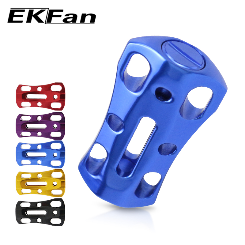Spincast Reel - EKFan 1 Stück Aluminiumlegierung Hohlkörper Flacher