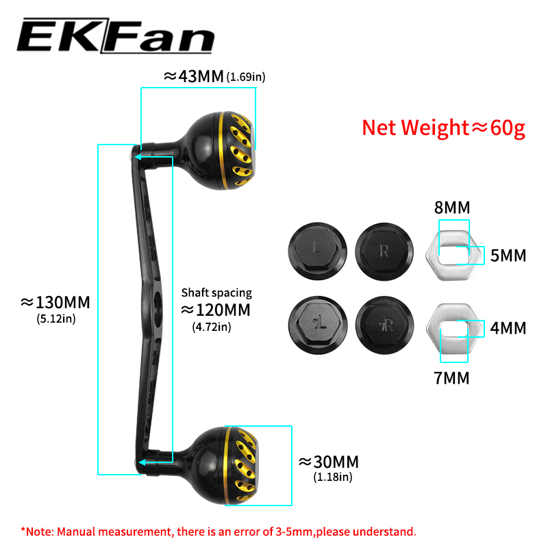 EKfan 130MM Baitcasting-Angelr – Spincast Reel Bewertung und Preis